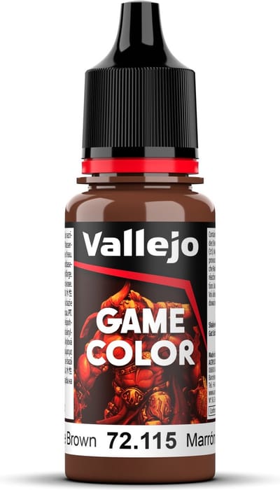 Vallejo Hobbyverf Acrylverf - 72115 Game Color - Grunge Brown - Acryl - Verf flesje - 18 ml