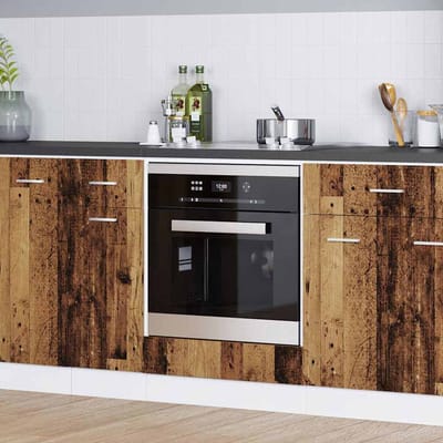 vidaXL Hangkast met opslag Oudhout 60 x 46 x 81,5 cm Bewerkt hout