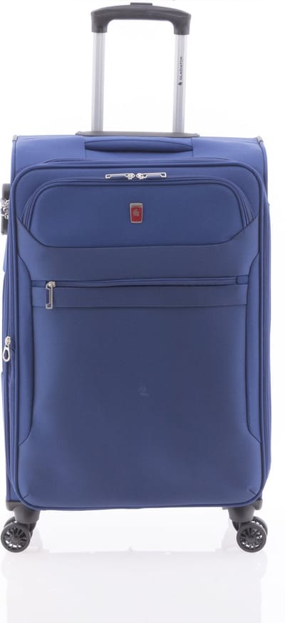 Gladiator 3D Middelgrote Koffer - 68 cm - 66/76 liter - Expandable - Blauw