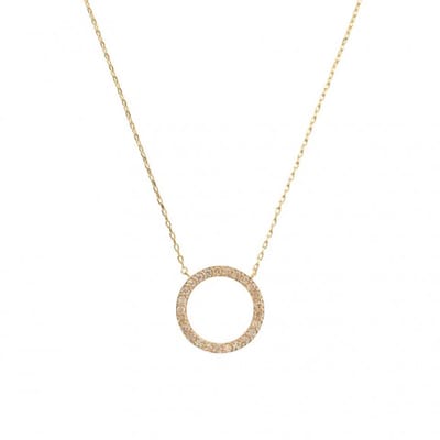 Bronzallure Golden-CZ Necklace WSBZ02421Y.CH Brons 54