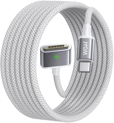 USB-C naar Magsafe 3L Oplaadkabel 2M 140W voor MacBook Air M2 M3 2023/2022, Snellader en Laptopaccessoires voor MacBook Pro 13