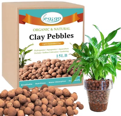 Geëxpandeerde Kleikiezels - Klei Korrels Hydrocultuur - Planten Kweken - Natuurlijk pH-neutraal - 68 kg - Bruin