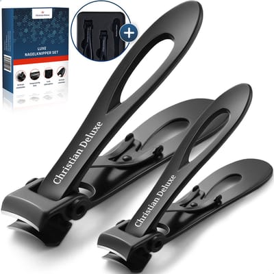 Christian Deluxe® Professionele Nagelknipper Set met Nagelvijl - Nagelknipper - Nagelset - Nagelknipper Set met Nagelvijl – Nageltang - Luxe opbergdoosje - Pedicureset - Manicure set - Manicure