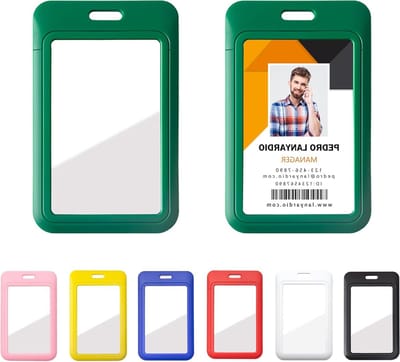 ID Kaarthouder - Badgehouder Kaartbeschermer - Veilig Kaarten Bewaren - Schuifdeksel Ontwerp - 3 stuks - groen