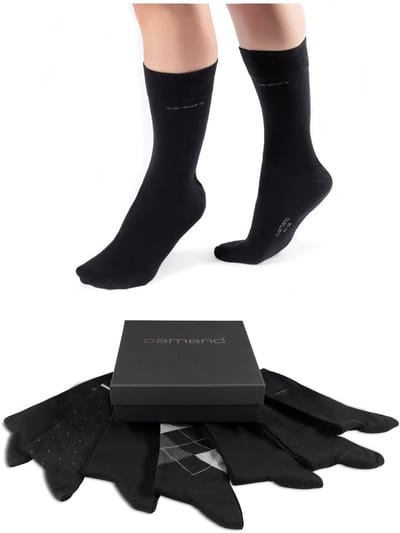 camano, Sokken, aangenaam comfortabel, zonder in te snijden, comfortabele boord, zacht, verstevigde tenen en hiel, draagcomfort, trendy, modieus, modern.