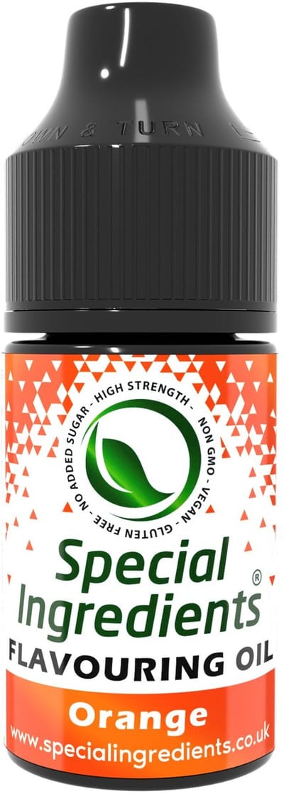 Sinaasappel Aroma Olie - 30 ml - Flavouring Oil - Aromatische Olie - Geconcentreerde Smaak - Vetoplosbaar - Ideaal voor Bakkerij & Chocolade - Moderne Gastronomie - Moleculair Koken - Hersluitbare Fles