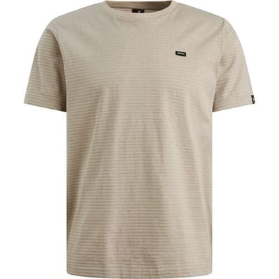 T-shirt Korte Mouw Vanguard T-Shirt Streep Beige