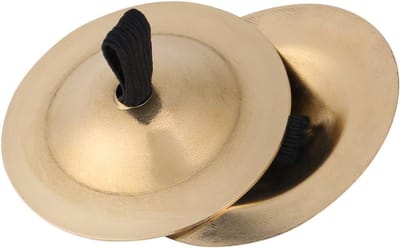 Finger cymbals - goud - hoogwaardig messing - maken een aangenaam geluid - ShopVlot