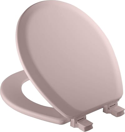 Toiletbril Rond - WC bril - Badkamer Vernieuwen - Nooit Meer Losraken - Standaard Maat - Roze