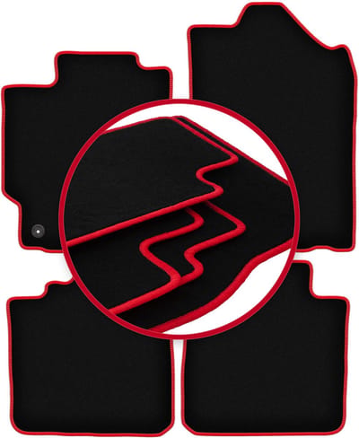 CARLUX-RED automatten voor: Toyota Camry VIII XV50 sedan (2011-2018)