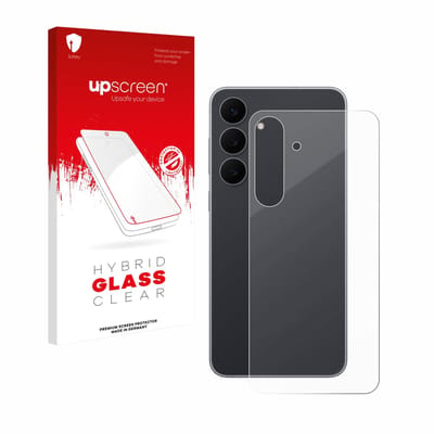 upscreen - Screenprotector voor Samsung Galaxy S25 FE (Achterkant) - Folie Beschermfolie Beschermglas transparant