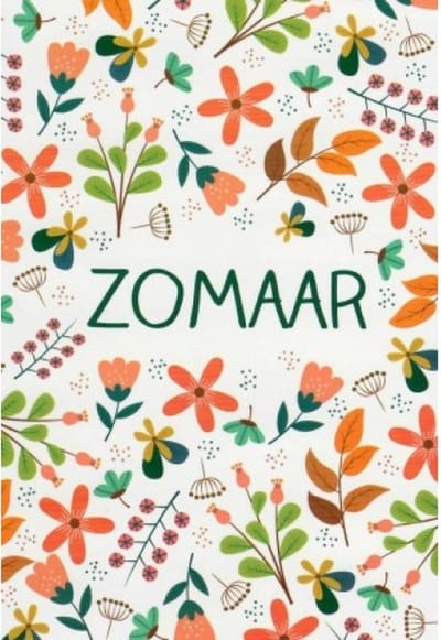 Een kleurrijke kaart om zomaar te geven, of bij een cadeau te voegen. Er staan leuke en fleurige bloemetjes op. Een geschikte kaart voor diverse gelegenheden. Een dubbele wenskaart inclusief envelop en in folie verpakt.