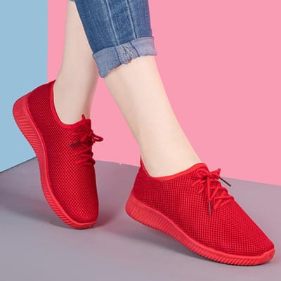 Zomer Mesh Schoenen Dames Ademend Holle Mesh Sportschoenen Alles-match Casual Schoenen Zachte Zool Damesschoenen Enkele Schoenen 40 gray