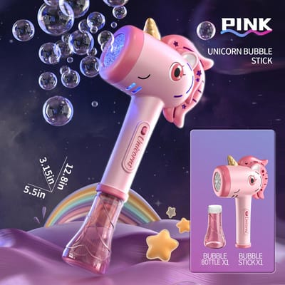 Haute Qualité Dessin Animé Haute Qualité Licorne Haute Qualité Bulle Haute Qualité Machine Haute Qualité Électrique Haute Qualité Bulle Haute Qualité Pistolet rose