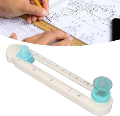Papier Cirkel Snijder voor Creatieve Projecten, Handzaam en Precisie Snijden van Papieren Cirkels, Ideaal voor Knutselen en Hobby's