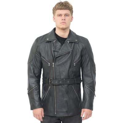 CE Armor Bikerjack met kruisrits voor heren - Boedapest