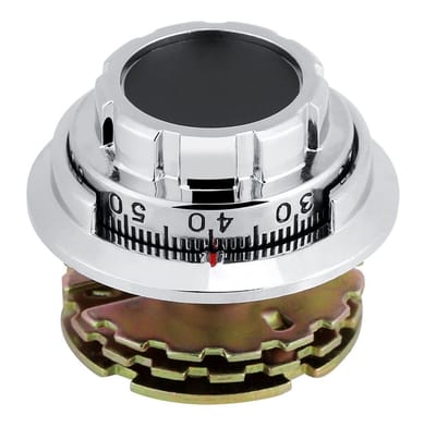 Dailygoods - Mechanische Safe Lock Kit - Disc Coded Dial Lock - Veilig en betrouwbaar - Zilver - Cijfersloten voor sieraden - Geschikt voor kluis en d...