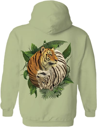Tijger Tiger Yin Yang The Coloured House Hoodie S