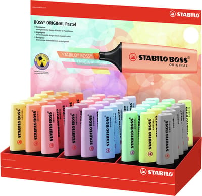45 Stabilo Boss Original Pastel In Disp.
