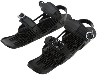 Dailygoods- Skischaatsen Verstelbaar - Mini Snowskates - Outdoor Skiën - Winterschoenen - Duurzaam Nylon/Roestvrij Staal - Geschikt voor Maat US 5-14/EU35-48 - Snowblades