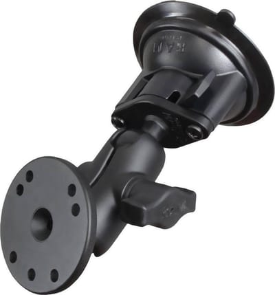 RAM Mount Korte Zuignap Bevestigingsarm met B-kogel (25 mm) - RAM-B-166-A-202U