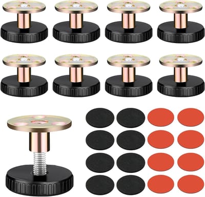 Verstelbare meubelpoten voor meubels - Hoogte instelbaar van 27-40mm - Set van 8 stuks, zelfklevend en duurzaam