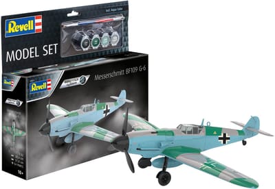 Revell Modelbouwpakket Militaire voertuigen - 63653 Messerschmitt Bf109G-6 - Easy click system - Model Set Plastic - 1:32 - Modelbouw