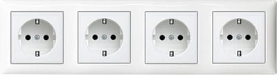 Busch-Jaeger Inbouw Wandcontactdoos Set4