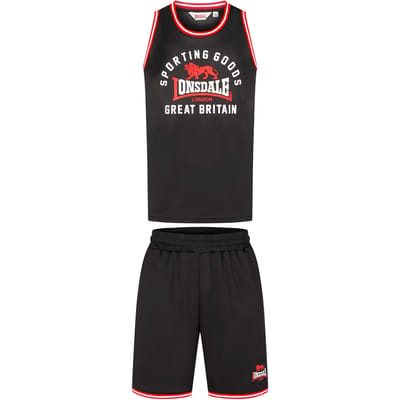 Lonsdale London PEWSEY Heren Trainingspak - zwart - L