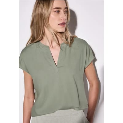 Blouse in effen kleur