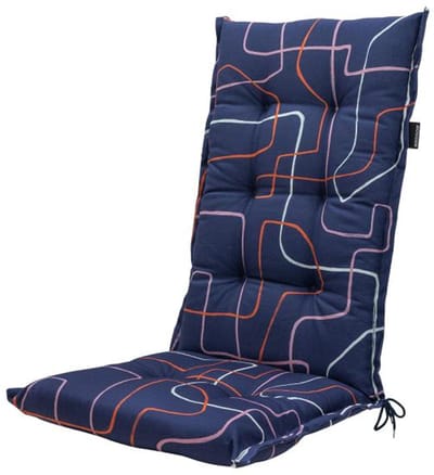 Madison Tuinstoelkussen hoge rug 50x123 cm Joah indigo