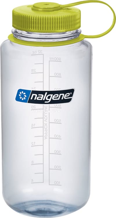 Nalgene - Wide Mouth Bottle - drinkfles - waterfles - lekvrij - 1000ml - BPA free - SUSTAIN - Clear