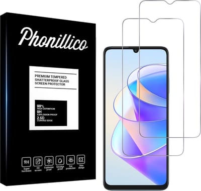 Screenprotector voor Honor X7A - 2 stuks Beschermglas van glas Transparante glazen schermbeschermfolie