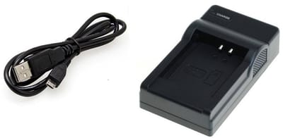 OneOne lader voor camera accu met 0,25m kabel. Oplader adapter past op Olympus D700, D705, D710, D715, Li-70B