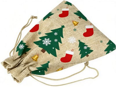 Dailygoods- Jute Zakken 40 Stuks - Herbruikbare Geschenkzakken - Trekkoord - Duurzaam - Faux Linnen - Perfect voor DIY Decoratie