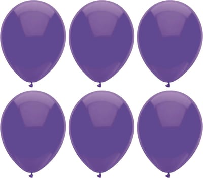 Haza Ballonnen verjaardag/thema feest - 200x stuks - paars - 29 cm
