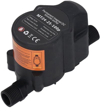 Store_8 - 24 V DC waterdrukpomp - volautomatische douchepomp - geluidsarm - zwart - ideaal voor thuisgebruik - krachtige en efficiënte pomp - gesch...