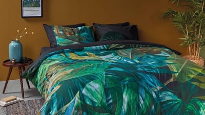 Beddinghouse Lewis - Flanel - Dekbedovertrek - Lits-jumeaux - 260x200/220 cm - Groen