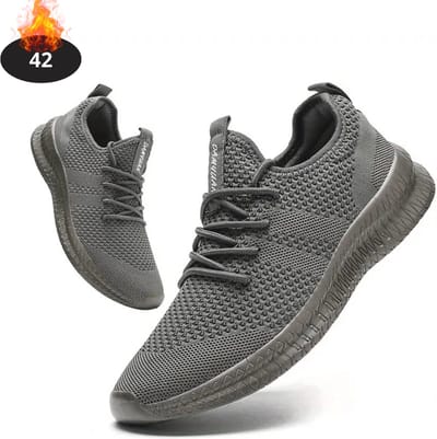 Livano Schoenen Heren - Sneakers - Comfortabel - Sportief - Casual - Volwassen - Donkergrijs - Maat 42