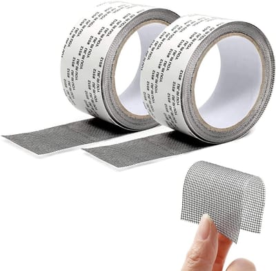 Dailygoods- Reparatietape - Insectenwerend - Glasvezel - 2 Stuks - 5 cm x 200 cm - Zware kwaliteit - Plakband