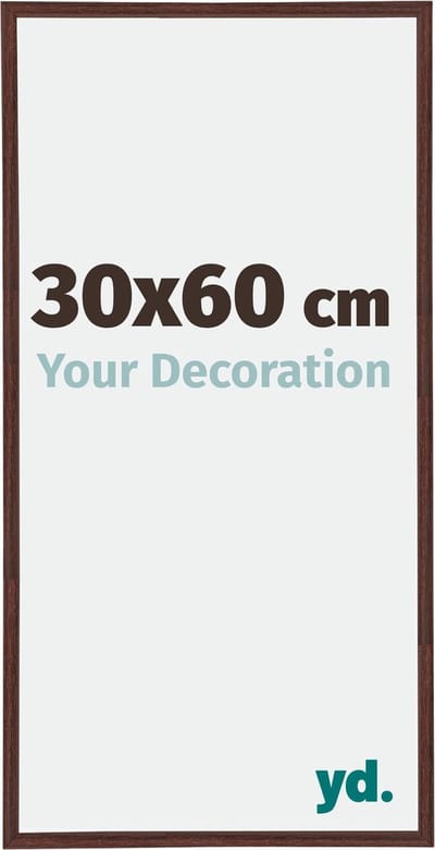 Your Decoration - Fotolijst 30x60 cm - Kunststof - Bruin - Annecy