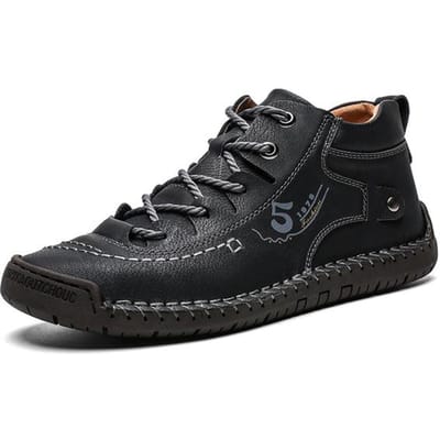 Bottines Vintage pour Hommes Chaussures Décontractées Confortables Bottes Décontractées à la Mode pour Hommes Chaussures Adaptées aux Hommes Baskets Confortables pour l'extérieur pour Hommes 38 noir