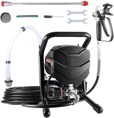 Mila Shop Verfspuit - Verfspuiten elektrisch - Verfpistool - Verfspuitmachine met verlengstok - 3000PSI - 650W