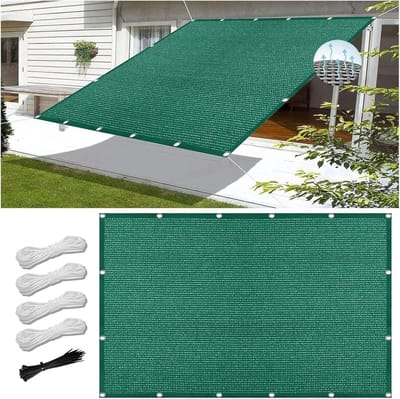Schaduwdoek Zonnedoek - Zonwering Zeil - Tuin Beschermen - Waterdoorlatend Ademend - 280x1000 cm - Donkergroen