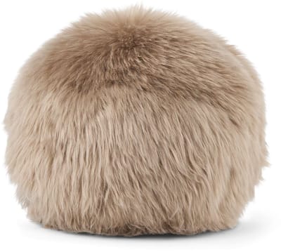 Sheepskin House - Angeliet Kussen - Rond - Langharige Schapenvacht - D35cm