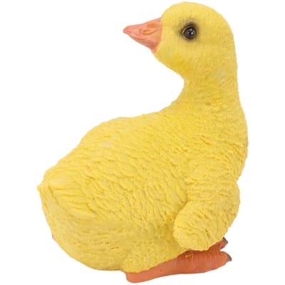 Ornement Canard Résine Résistant aux Intempéries Mignon Expression Vive Statues de Canard Sculpture pour Jardin Cour Étang