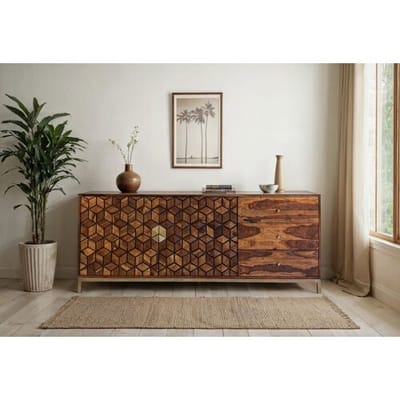 Dressoir massief sheesham hout 180 cm