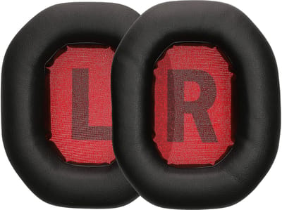 kwmobile 2x oorkussens geschikt voor Logitech G PRO X 2 - Earpads voor koptelefoon in zwart