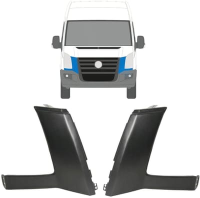 Sierlijst onder koplamp voor Volkswagen Crafter 2005-2011 / Links + Rechts / Set
