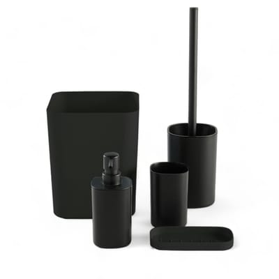 Set van 5 badkamer- en WC-accessoires UTILITY
